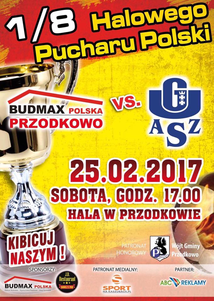 Budmax Przodkowo z szansą na 1/4 finału Pucharu Polski!