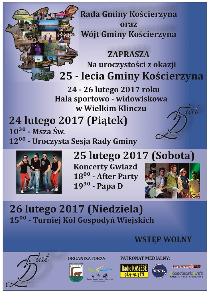 Gmina Kościerzyna obchodzi 25-lecie