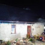 Pożar w Glinczu: ogień strawił połowę poddasza