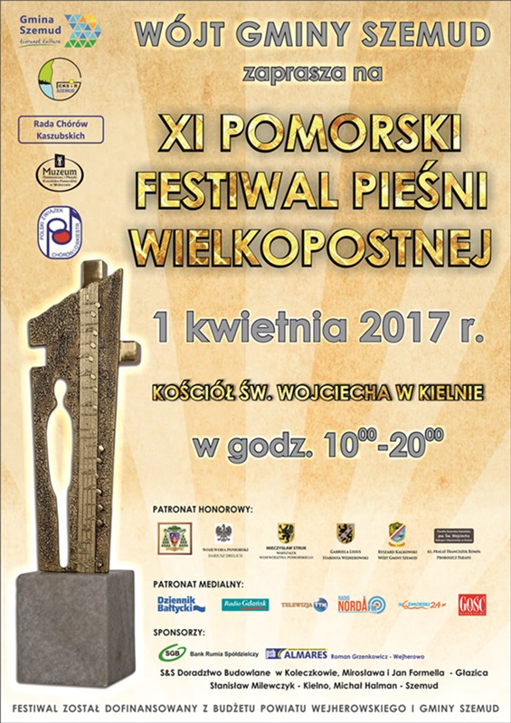 XI Pomorski Festiwal Pieśni Wielkopostnej - Szemud 2017