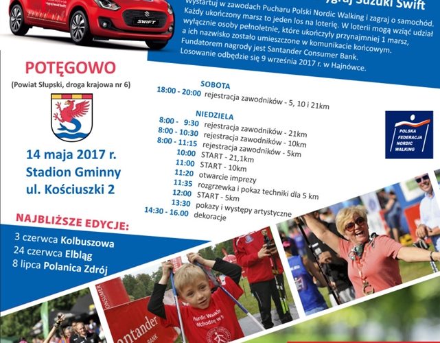 Puchar Polski Nordic Walking w Potęgowie/