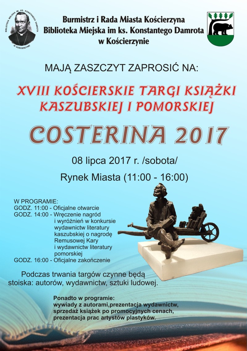Costerina 2017 - Kościerskie Targi Książki Kaszubskiej i Pomorskiej