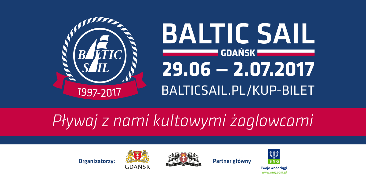 Zlot Baltic Sail Gdańsk 2017 rozpocznie się 29 czerwca