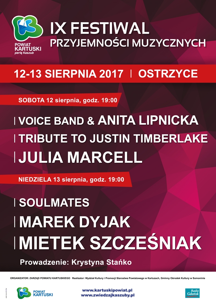 Festiwal Przyjemności Muzycznych 12 i 13 sierpnia w Ostrzycach [PROGRAM]