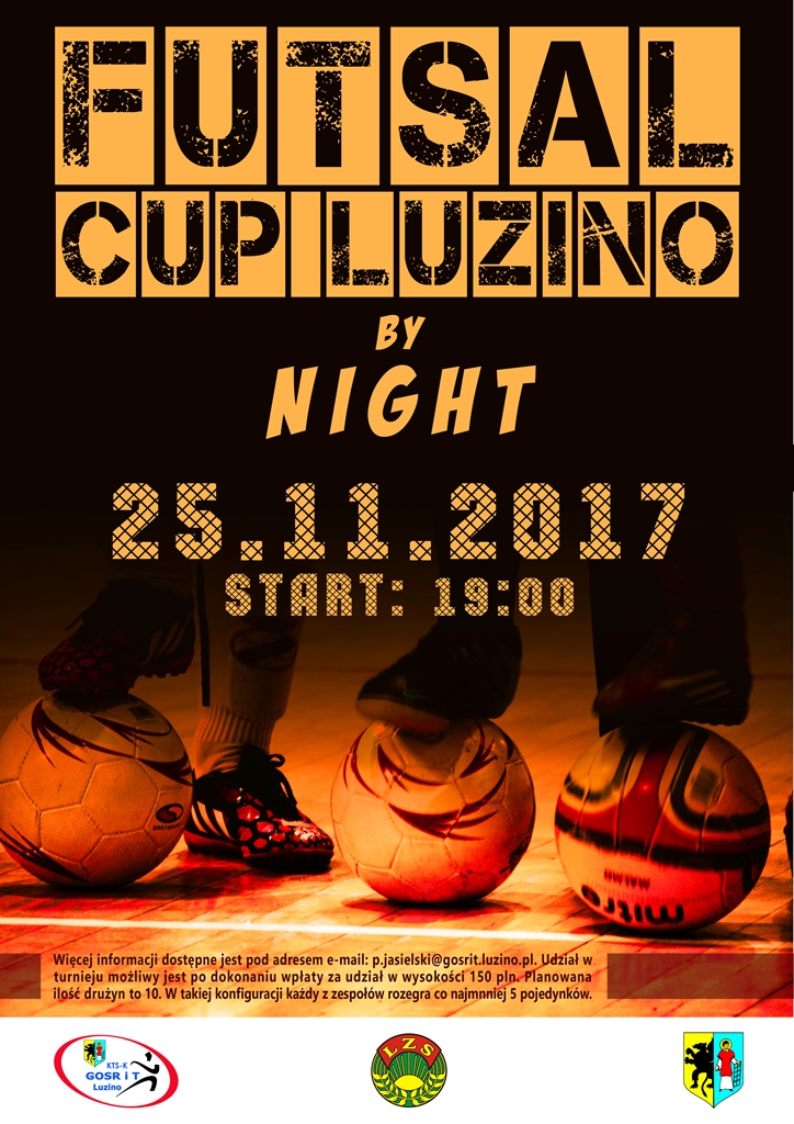 Futsal by night w Luzinie już 25 listopada
