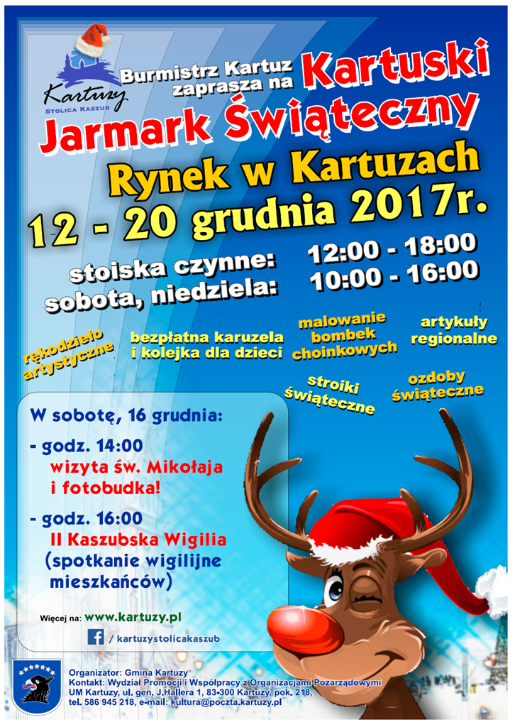 Kartuski Jarmark Świąteczny od 12 do 20 grudnia