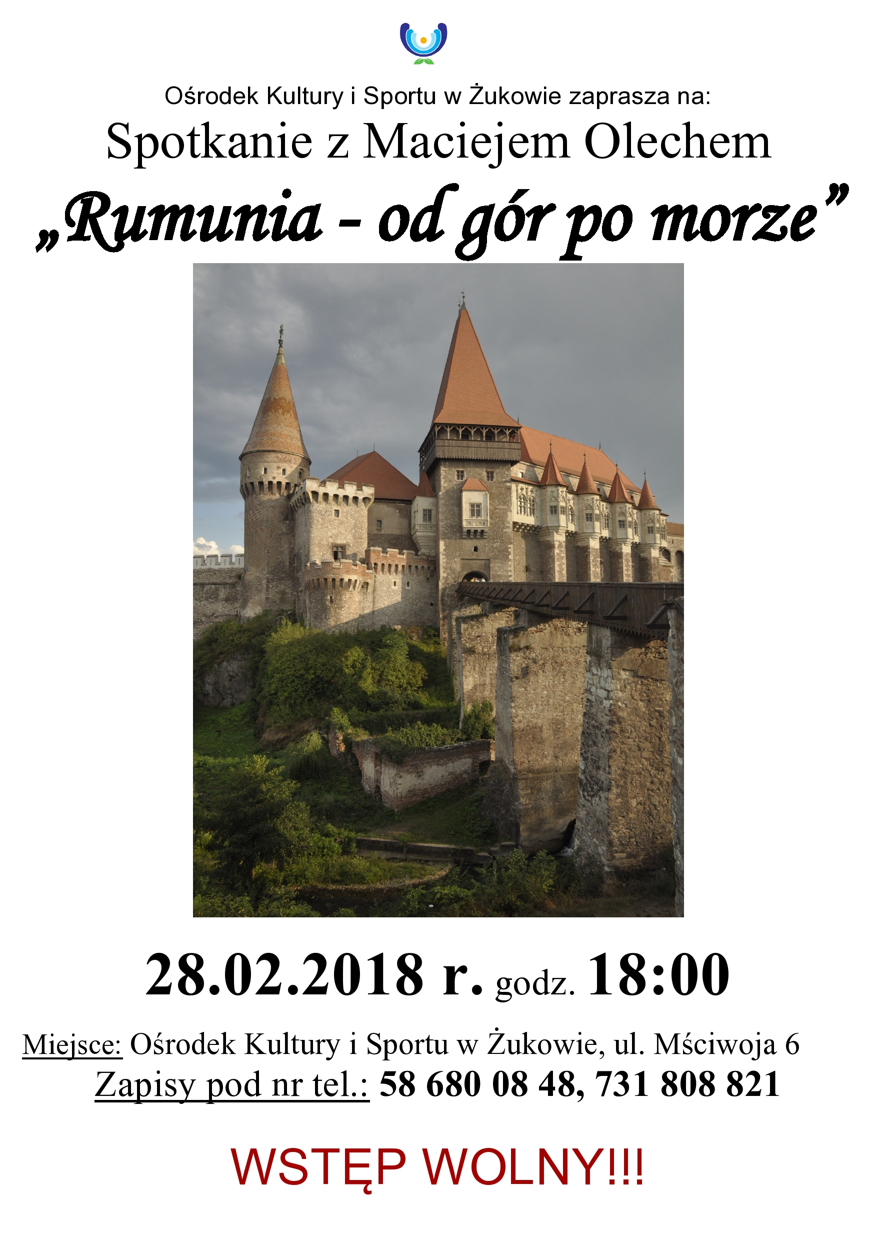 Wykład "Rumunia - od gór po morze"