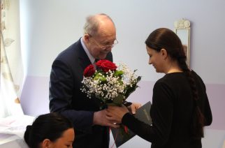 Wójt Jerzy Grzegorzewski pogratulował Irenie Brzeskiej