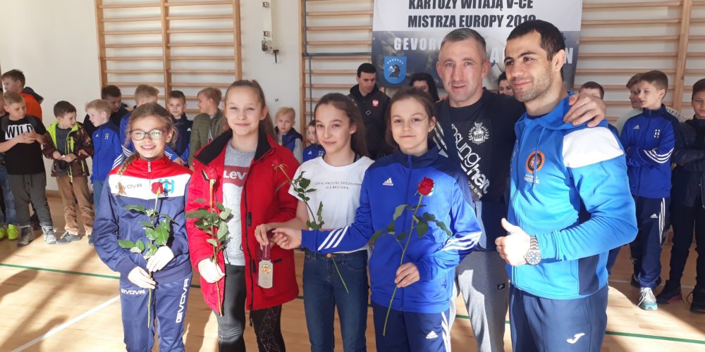 Gevorg Sahakyan powitany w Kartuzach