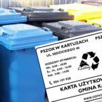 Kartuski urząd wprowadza naklejki z kodami na pojemniki na odpady i karty do PSZOK