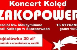 Grupa Zakopower wystąpi w Skarszewach