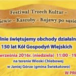 Festiwal Trzech Kultur, czyli  Kociewie, Kaszuby i Kujawy po sąsiedzku!