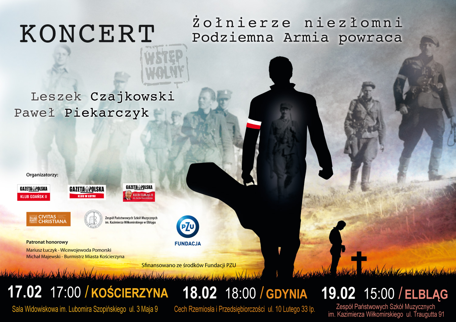 Koncert w Kościerzynie: Żołnierze niezłomni. Podziemna armia powraca