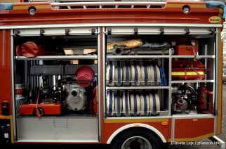 OSP Mojusz zaprezentował radnym nowy wóz strażacki