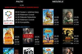 Kino za Rogiem w Chmielnie zaprasza na majowe seanse filmowe!