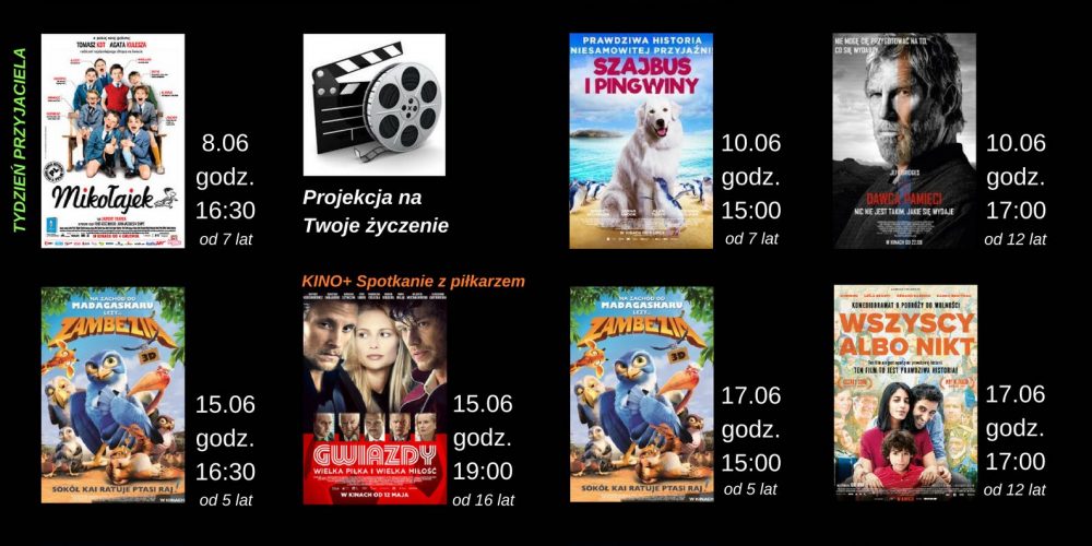 Kino za Rogiem w Chmielnie przedstawia repertuar na czerwiec!