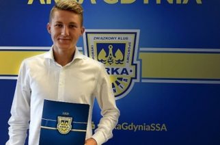 Mateusz Młyński tuż po debiucie w Ekstraklasie podpisał kontrakt z Arką Gdynia fot. Arka Gdynia