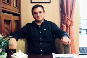 Michał Melibruda, w nadchodzących wyborach samorządowych, kandydować będzie na Wójta Gminy Chmielno fot. P.CH. / zKaszub.info