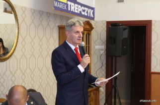Konferencja prasowa Marka Trepczyka, kandydata na burmistrza Żukowa