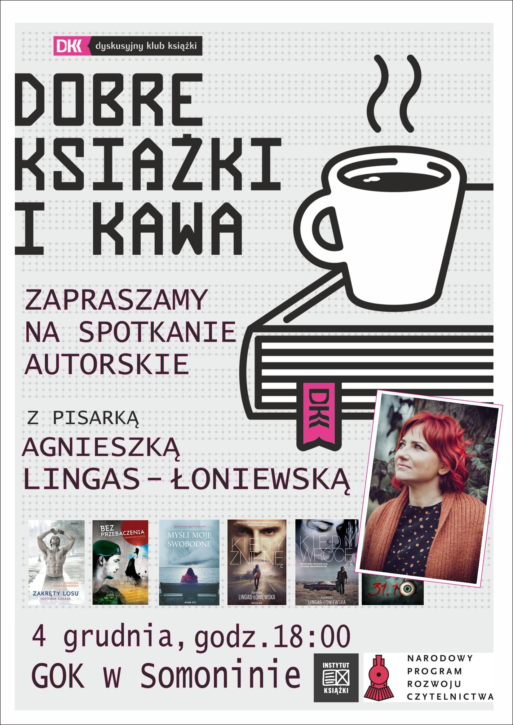 Spotkanie autorskie z Agnieszką Lingas-Łoniewską - Somonino