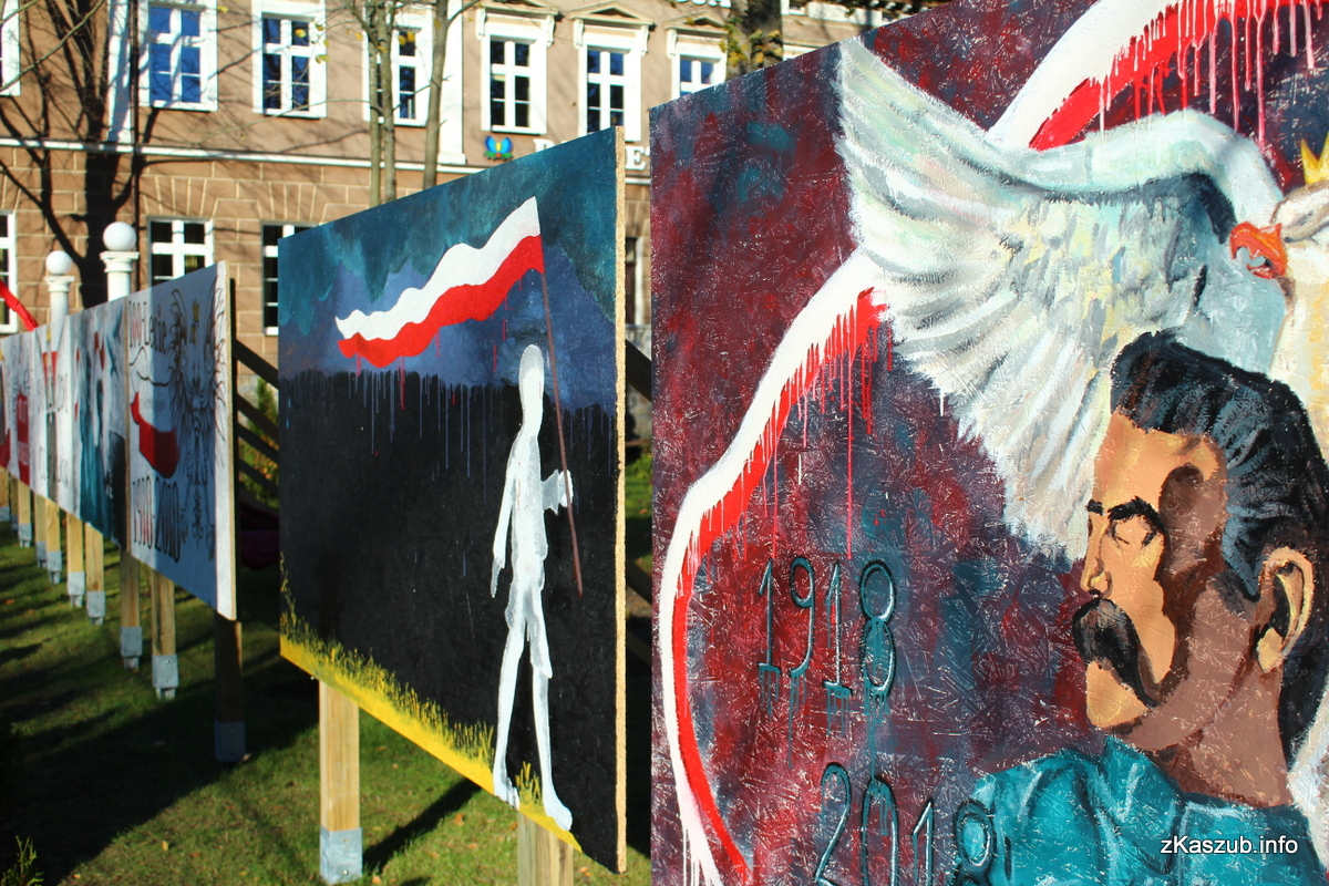 Murale "Wolność, Godność, Niepodległość"