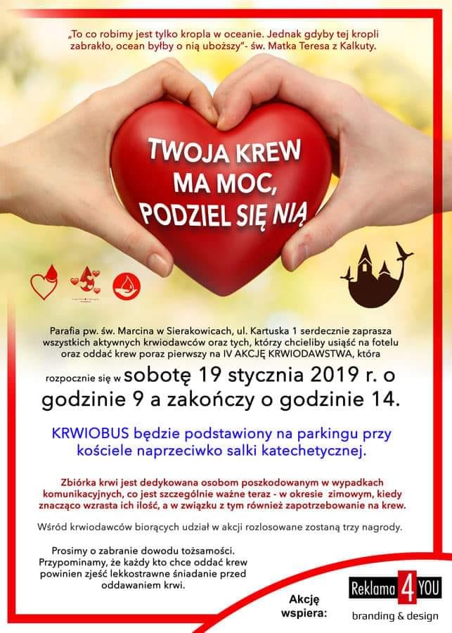 Akcja krwiodawstwa w Sierakowicach