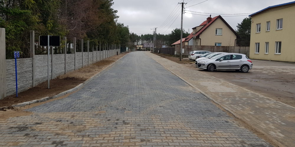 Zakończyły się kolejne prace modernizacyjne dróg w gminie Żukowo