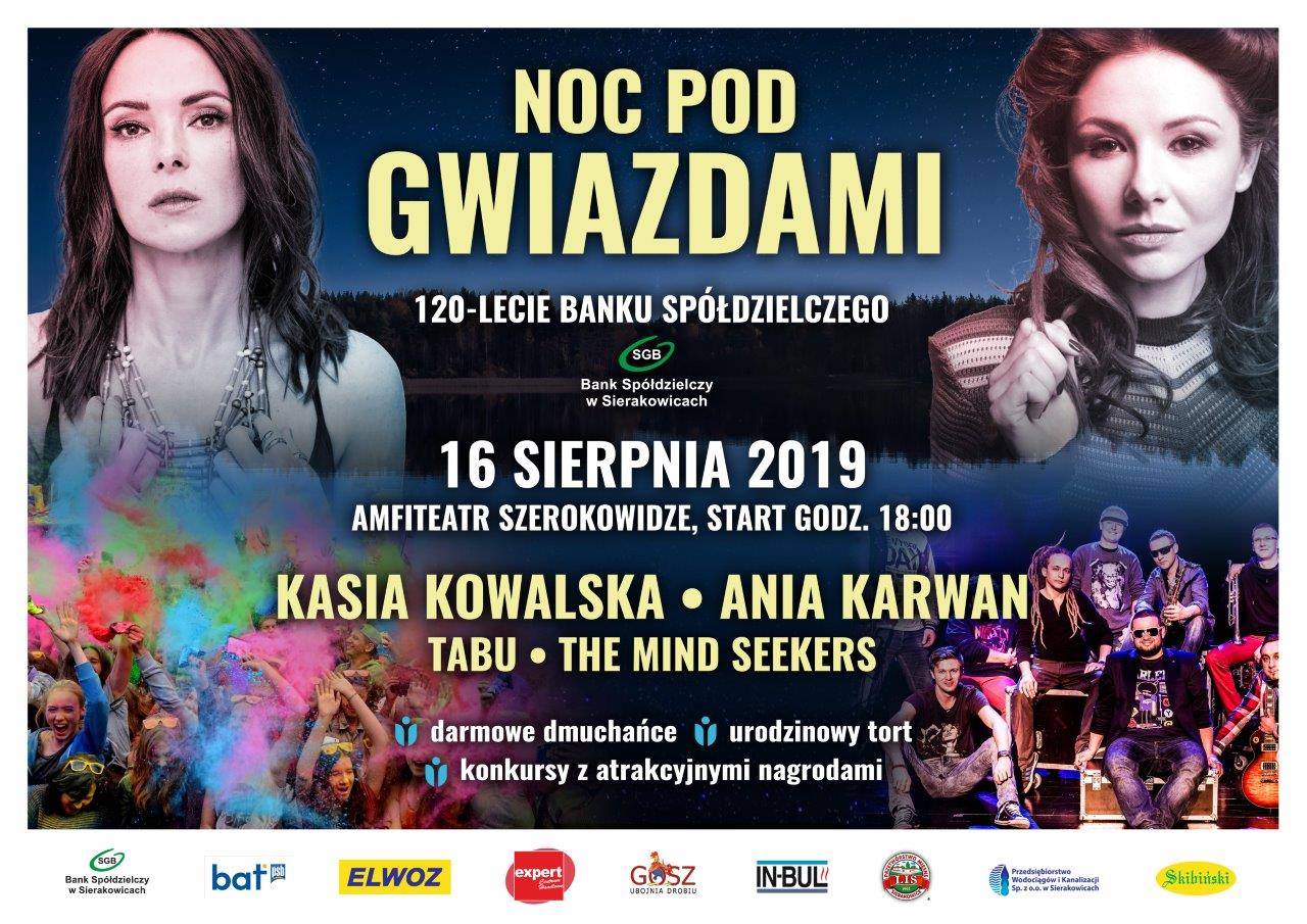 Noc pod Gwiazdami - Sierakowice 2019