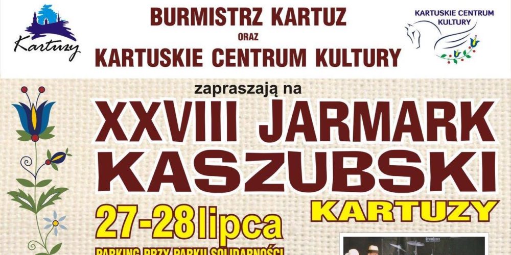 Jarmark Kaszubski w Kartuzach z Red Lips i Irą! Już 27 i 28 lipca!