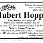 Zmarł Hubert Hoppe (nekrolog)
