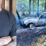 Kartuzy. Ukradł samochód. Spalone auto znaleziono w lesie