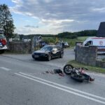 Bącka Huta. 17-letni motocyklista poszkodowany w wypadku