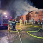 Pożar budynku mieszkalnego w Hopowie. Potężne straty