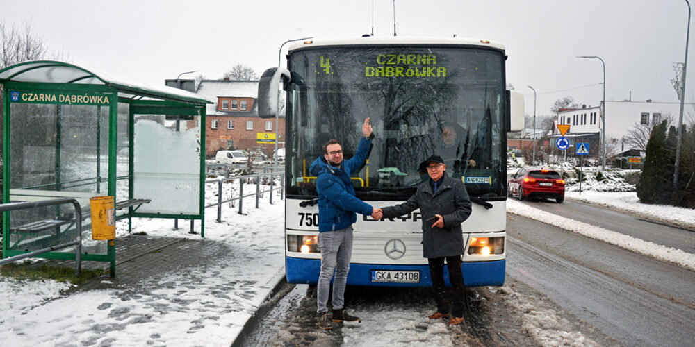 Od stycznia wybrane autobusy linii 4 pojadą aż do Czarnej Dąbrówki