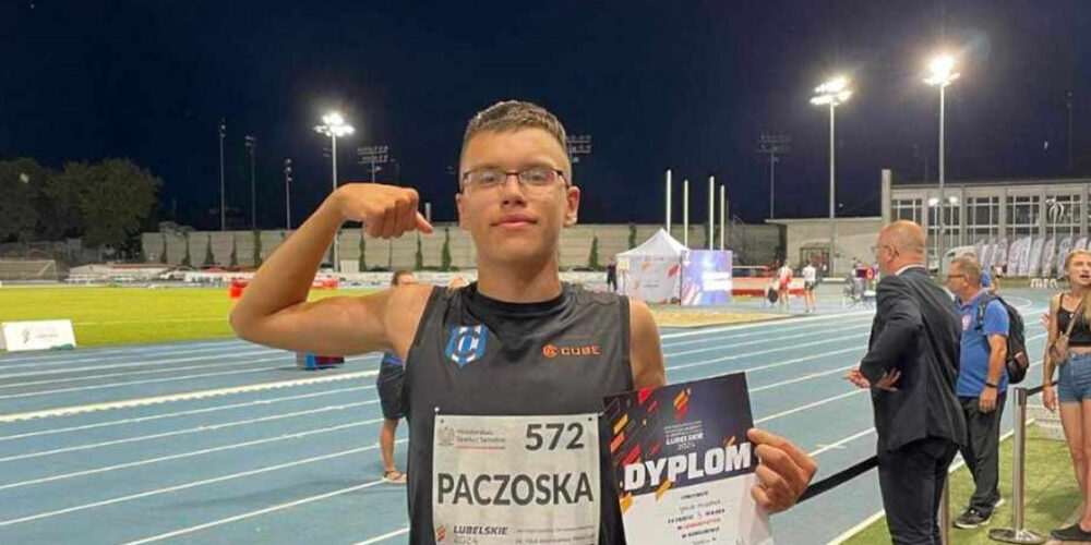 Jakub Paczoska 5. zawodnikiem Ogólnopolskiej Olimpiady Młodzieży w Lekkoatletyce