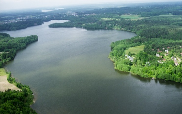 Sulęczyno. Akcja ratownicza na Jeziorze Węgorzyno