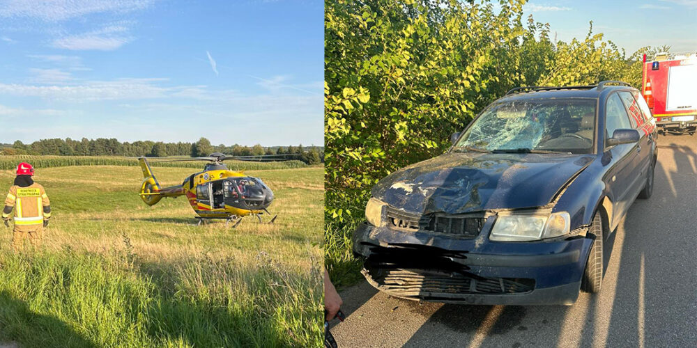 Kamela. Wypadek z udziałem quada. Rannego zabrał śmigłowiec LPR – AKTUALIZACJA