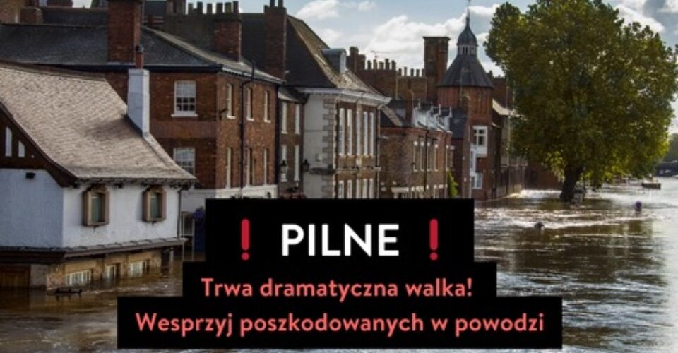 Oficjalna zbiórka dla powodzian ruszyła. Pomóc można też lokalnie