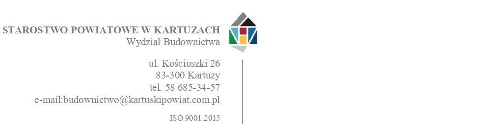 Obwieszczenie, Starosta Kartuski